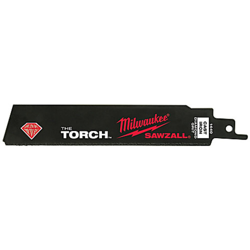 The TORCH 6″ SAWZALL Diamond Grit Blades