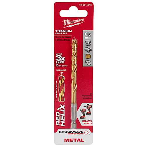 METRIC SHOCKWAVE TITANIUM RED HELIX 6.5 MM