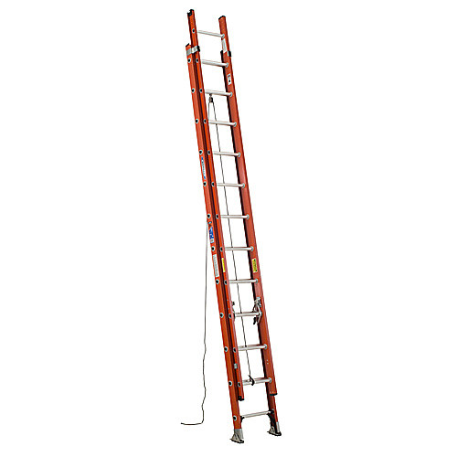 Fiberglass Extension Ladder 24 Step